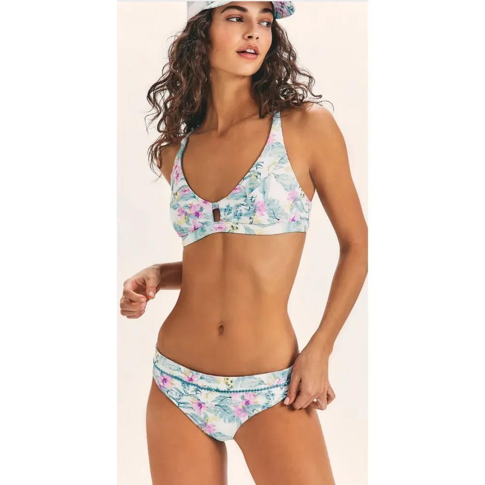 LoveShackFancy X Hurley Bikini Bottom NWT Size Large